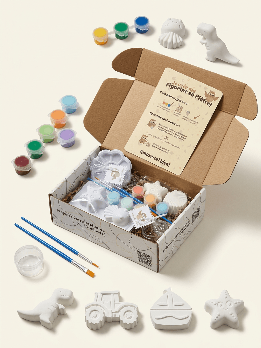 Un kit créatif complet, prêt à offrir ou à partager.
